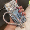 For Cell phone lanyard pendant phone strap Keychain on the phone Wrist chain luxury rhinestone pendant chain diamond bracelet