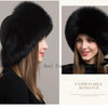 Hot Sale 100% natural Fox Fur Hat Women Cap Thick Fur Cap Winter Warm Hat Female Fashion For Women Hat With Earmuffs Hat
