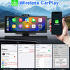 11.26 Inch 4K DVR Wireless CarPlay & Android Auto Dash Cam Bluetooth Audio GPS Navigation Dashboard Dual Lens Video Recorder