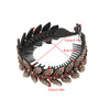 Fashion Crystal Rhinestone Hairpin Bun Hair Claw Clips Ponytail Buckle Flower Hair Clip Wedding Barrettes Valentine's Day Gift