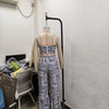 CM.YAYA Women's Set Print Strapless Bra Top and Flare Pants Suits 2025 Summer Street Party Two 2 Piece Sets Outfits Tracksuit