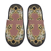 Custom Queen Of Absolutely Everything Gold Baroque Soft Memory Foam House Slippers Women Comfy Warm Anti-skid Sole Slipper