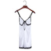 Women's Nightgown Sexy Sleepwear Silk Satin Nightwear Slip Dress Sleeveless Pajamas Sleepwear Plus Size Nightwear Comfortable