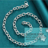 DOTEFFIL 925 Sterling Silver Star Pendant 18 Inch Chain Necklace For Woman Wedding Engagement Fashion Jewelry