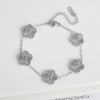Color jewelry clover stainless steel new plant five-leaf flower bracelet hot jewelry jewelry gifts for women