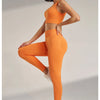 Yoga Clothing Set Women's High Waisted Leggings and Top Two Piece Seamless Fitness Exercise Clothing Fitness Workout Underwear