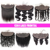 Peruvian Hair 4x4 Lace Closure Pre plucked  Straight Hair 13x4 HD Transparent Lace Frontal 100% Human Hair Natural Hair Line