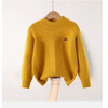 2023 Autumn Winter England Style New Kids boy Plaid Sweater Coat Children Clothing Baby jacquard Cotton Boys Pullover 4-10Y