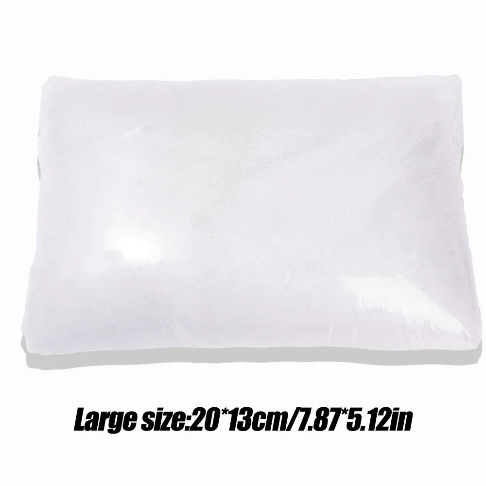 Christmas Fake Snow Cotton Like Artificial White Snow Fluffy Fiber Stuffing Snow Covering for Winter Christmas Tree Decoration