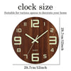 12 Inch Luminous Wall Clock Wood Silent light in dark night Nordic Fashion Wall Clock Non Ticking Clock With Night Light