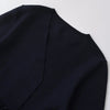 TRAFSHE Spring Women Shoulder Pad Belt Knit Blazer Women Retro V-neck Long Sleeve Versatile Female Coat Women Clothes 9598/128