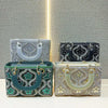 Luxury Women's Evening Bag Handmade Shiny Diamond Decoration Fashion Crossbody Shoulder Bags Women Handbags for Wedding Party