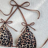 Bikini design split halterneck set summer swimsuit is comfortable for surfing holidays