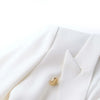 9 Colors Factory Customize Luxury Quality Classic Style Office White Black Women Pocket Blazers with Blet
