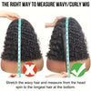 Short Bob Kinky Curly Human Hair Frontal Wig 4C Edges Lace Front Wigs Transparent 4x4 Closure Human Hair Wig Natural Hairline