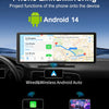 CAIXI 10.26" 4/8 Core Android 14 Wireless Carplay & Android Auto Car Radio   Multimedia Player Autoraido GPS Navigation Rearview