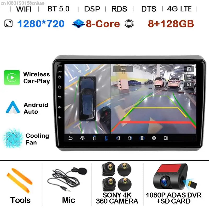 Car Radio Android 14 For Dodge Dart 2012 - 2016 GPS Carplay Multimedia Player DSP BT 2din Head Unit Audio Navigation Stereo Auto
