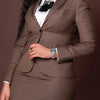 BWQ Women's Set Full Sleeve Button Blazer + Skirts Suit 2025 Winter Casual Streetwear Two 2 Piece Set Africa OL Work Outfits