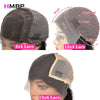 250 Density 13x6 HD Lace Frontal Wig Kinky Curly Glueless Preplucked Human Wigs Ready To Go Brazilian Wigs 100 % Remy Human Hair