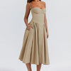 2024 Summer Sexy Spaghetti Strap Long Dresses Slim French Vintage Elegantes Style Suspender Party Dress Vestidos Robes Longues