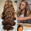 360 HD Lace Frontal Wigs 4/27 Highlight Wig Body Wave 13×6 13X4 Lace Front Wigs For Women Human Hair Loose Wave Virgin Brazilian
