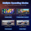 11.26 inch Car DVR 4K Dash Cam Dual Lens Wireless Carplay & Android Auto Video Recorder Monitor GPS Navigation 5G Wifi FM AUX