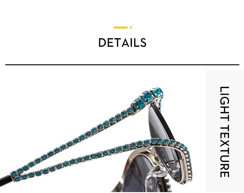 XJiea 2024 Designer Rhinestone Sunglasses For Women Luxury Brand Fashion Steampunk Men Eyeglasses Party Beach Shades Accessory