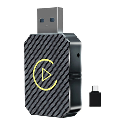 USB Car Dongle Plug&Play Wireless Carplay Android Auto Adapter 2 in 1 Mini Box BT WiFi for OEM Wired CarPlay/Andriod Auto Cars