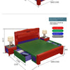 European Luxury Soft Bedroom Set Modern High End Storage Queen Bedroom Set Wood Cool Apartment Meuble De Chambre Furniture