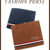 Short Men Wallets Zipper Coin Pocket Slim Card Holder Name Engraved Luxury Male Purses High Quality PU Leather Men's Wallet