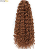 Beach Curl Crochet Hair Gogo Curl Crochet Hair 18 Inch Ombre Brown Blonde Bug Ginger T30 Synthetic Deep Wave Twist Crochet Braid