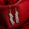 925 Sterling Silver elegant Grape beads Bracelet necklace earrings Jewelry set for women Fashion Party wedding accessories Gifts