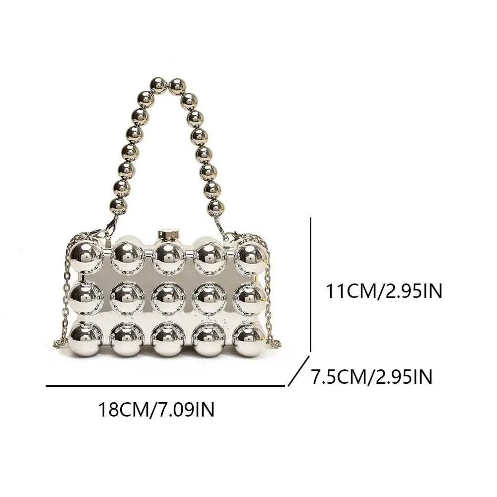 Acrylic Clutch Purse For Women Bubble Crossbody Purse Detachable Strap Square Handbag Wedding Prom Party Leisure Shopping Bag