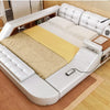 MANBAS Tech Smart Bed Frame Multifunctional Massage Bed Ultimate Bed Fabric/ Cloth Tatami Upholstered Bed with Bluetooth Speaker