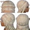 36 Inches Synthetic Lace Braided Wigs Butterfly Braids Lace Wig For Black Women Braid Wigs On Sale Clearance Box Braids Lace Wig