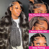 Transparent 13x4 13x6 Body Wave Lace Front Wig Human Hair PrePlucked Brazilian Human Hair Lace Frontal Wigs For Women Bling Hair