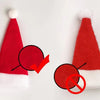 Merry Christmas 2023 Christmas Tableware Bag Holder Christmas Hat Fork Knife Cutlery Bag Christmas Decorations for Home
