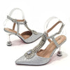 Spot Goods Red Color 2024 New Arrival Special Design Women Party Shoes Matching Bag Set For Luxury Wedding Party Women