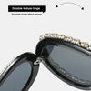 Oversized Punk Rhinestones Sunglasses Women 2024 Luxury Brand One-Piece Y2K Sports Sun Glasses for Lady Steampunk Eyewear UV400