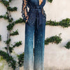 Jumpsuits Women 2024 New Spring/Summer Fashion Versatile Sexy Lace Patchwork Flared Loose Y2k Jump Suits for Female Streetwear