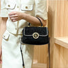Fashion Diamonds Women Handbags 2023 Red Genuine Leather Lady Shoulder Messenger Bag Crocodile Pattern Portable Shell Tote Bags