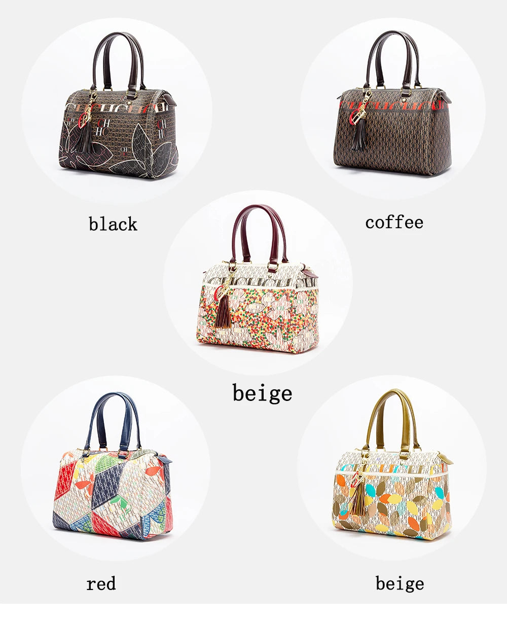 CH Fashionable and Luxury Design Spring 2024 New Women's Handbag Jacquard Colorful Women's Commuting Crossbody Bag