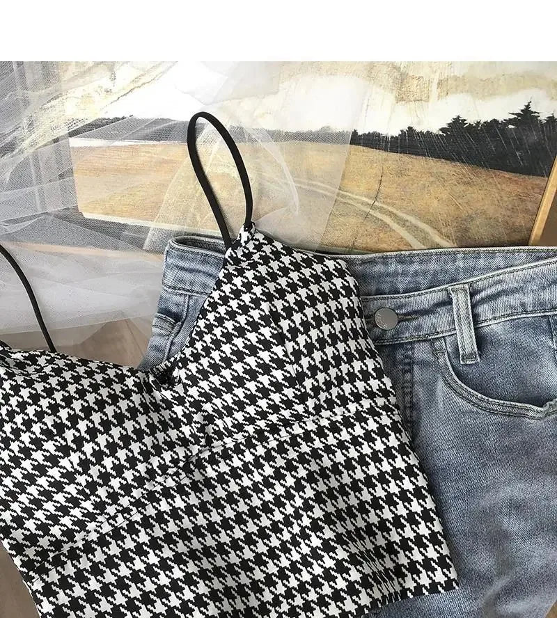 Crop Top Women Sexy Wireless Push Up Padded Tank Top Slim Was Thin Sports Summer Camisole 2023 New