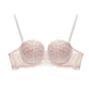 FINETOO Sexy Lace Bra Women 1/2 Cup Underwire Bras Ladies Push Up Underwear Trendy Floral Brassiere Female Comfortable Intimates