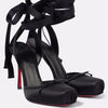 Ladies' New Summer Square Satin High-heeled Sandals with Ankle Straps, Fashionable Party and Banquet Ballet High-heeled Shoes
