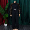 Mesh Jumpsuit Women White Overalls Party Lace Rompers New In Bodysuit One Piece Long Sleeve Summer Long Pants Y2k Spring Work