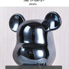 20/28/35cm Aesthetic Bear Figure Stautes Ceramics Violent Bear Figurines Sculptures Decor Luxury Room Decorations Home Ornament