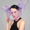 White Net Wedding Fascinator Elegant Hat Women Kentucky Derby Race Headpiece Fashion Party Mesh Chapeau Cap For Ladies Event