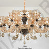 Chandelier Living Room Grand Luxury Crystal Lamp Dining Room Bedroom Decoration French Retro Chandelier Lighting Fixtures