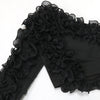 CM.YAYA Women Ruffles One Sleeve Skew Collar Tunic Blouse and Shirt Tops 2024 Summer Streetwear Night Club Party Beach Tops
